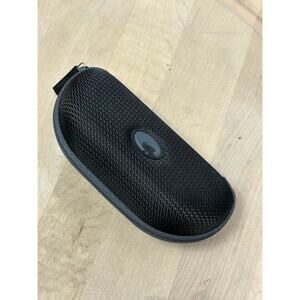 Costa‎ Del Mar Sunglasses Case Zip-up Hard Clamshell Holder Black Gray